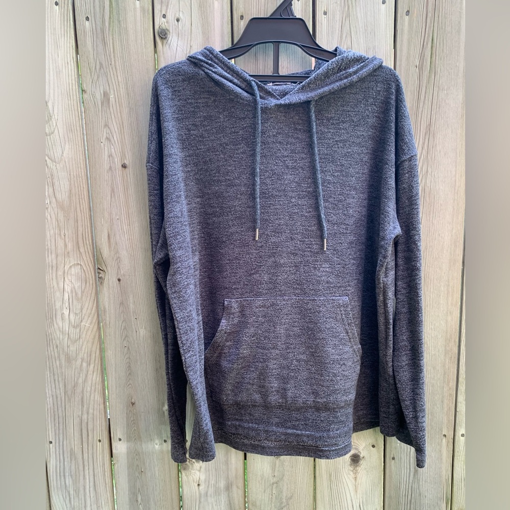 Ardene Women's Grey Hooded Sweater With Front Pocket XL Extra Large
